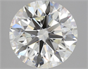 Natural Diamond 4.01 Carats, Round with Excellent Cut, I Color, SI1 Clarity and Certified by GIA