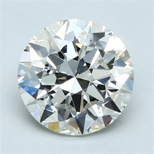 Picture of Natural Diamond 2.01 Carats, Round with Excellent Cut, I Color, IF Clarity and Certified by GIA