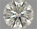 Natural Diamond 0.40 Carats, Round with Excellent Cut, J Color, IF Clarity and Certified by IGI