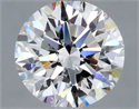 Natural Diamond 1.52 Carats, Round with Excellent Cut, G Color, VVS2 Clarity and Certified by GIA