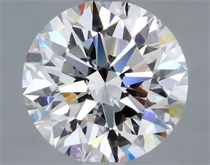 Picture of Natural Diamond 1.52 Carats, Round with Excellent Cut, G Color, VVS2 Clarity and Certified by GIA