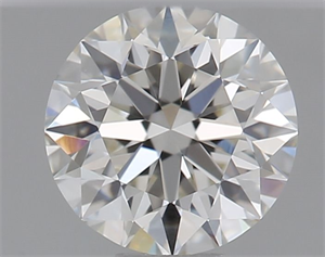 Picture of Natural Diamond 0.42 Carats, Round with Excellent Cut, I Color, VVS2 Clarity and Certified by GIA