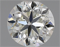 Natural Diamond 0.50 Carats, Round with Good Cut, I Color, VVS1 Clarity and Certified by IGI