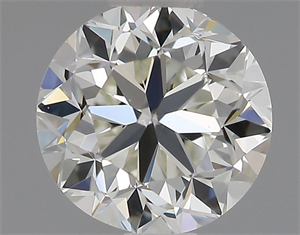 Picture of Natural Diamond 0.50 Carats, Round with Good Cut, I Color, VVS1 Clarity and Certified by IGI