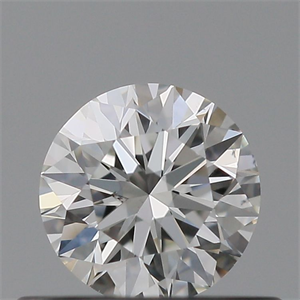 Picture of Natural Diamond 0.40 Carats, Round with Excellent Cut, I Color, VS2 Clarity and Certified by GIA