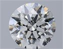 Natural Diamond 1.90 Carats, Round with Excellent Cut, H Color, VS2 Clarity and Certified by GIA