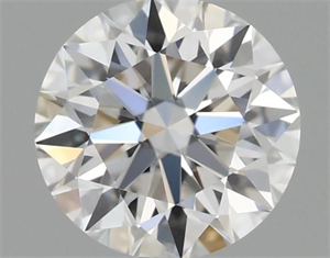 Picture of Natural Diamond 0.40 Carats, Round with Very Good Cut, E Color, VVS2 Clarity and Certified by GIA