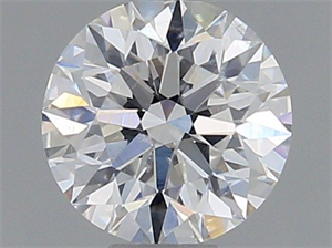 Picture of Natural Diamond 0.41 Carats, Round with Excellent Cut, E Color, SI2 Clarity and Certified by GIA