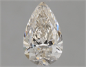 Natural Diamond 0.72 Carats, Pear with  Cut, J Color, IF Clarity and Certified by GIA