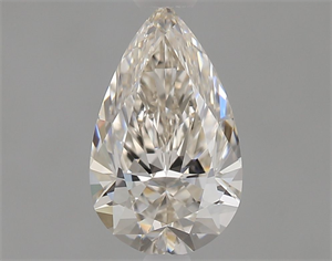 Picture of Natural Diamond 0.72 Carats, Pear with  Cut, J Color, IF Clarity and Certified by GIA