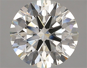 Picture of Natural Diamond 3.01 Carats, Round with Excellent Cut, K Color, SI1 Clarity and Certified by GIA