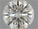 Natural Diamond 0.50 Carats, Round with Excellent Cut, H Color, VS2 Clarity and Certified by IGI