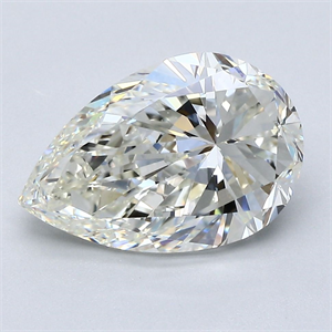 Picture of Natural Diamond 3.00 Carats, Pear with  Cut, I Color, VS1 Clarity and Certified by GIA