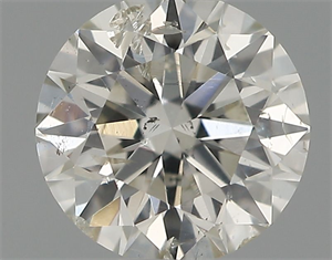 Picture of Natural Diamond 0.42 Carats, Round with Excellent Cut, H Color, SI2 Clarity and Certified by IGI