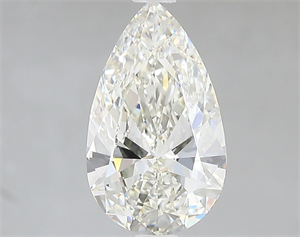 Picture of Natural Diamond 2.01 Carats, Pear with  Cut, H Color, VVS1 Clarity and Certified by IGI