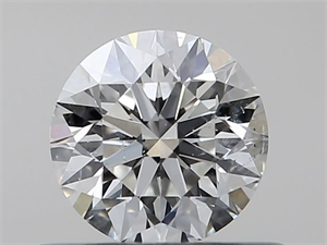 Picture of Natural Diamond 0.40 Carats, Round with Excellent Cut, H Color, I1 Clarity and Certified by GIA