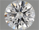 Natural Diamond 0.40 Carats, Round with Excellent Cut, G Color, VS2 Clarity and Certified by GIA