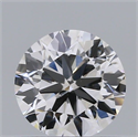 Natural Diamond 0.51 Carats, Round with Good Cut, F Color, SI2 Clarity and Certified by GIA