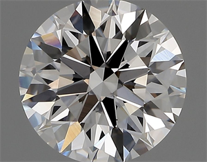 Picture of Natural Diamond 1.81 Carats, Round with Excellent Cut, D Color, VS2 Clarity and Certified by GIA