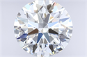 Natural Diamond 1.61 Carats, Round with Excellent Cut, H Color, IF Clarity and Certified by GIA