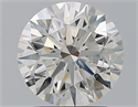 Natural Diamond 2.20 Carats, Round with Excellent Cut, H Color, SI2 Clarity and Certified by GIA