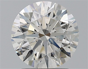 Picture of Natural Diamond 2.20 Carats, Round with Excellent Cut, H Color, SI2 Clarity and Certified by GIA