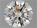 Natural Diamond 2.04 Carats, Round with Excellent Cut, J Color, SI1 Clarity and Certified by GIA