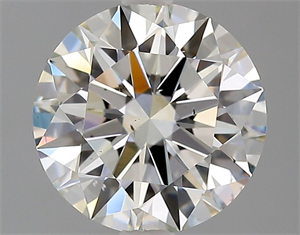 Picture of Natural Diamond 2.04 Carats, Round with Excellent Cut, J Color, SI1 Clarity and Certified by GIA