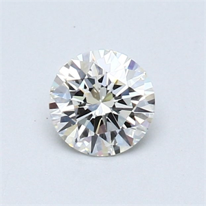 Picture of Natural Diamond 0.45 Carats, Round with Excellent Cut, J Color, VVS1 Clarity and Certified by GIA