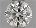 Natural Diamond 0.43 Carats, Round with Excellent Cut, G Color, IF Clarity and Certified by IGI