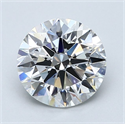 Natural Diamond 2.00 Carats, Round with Excellent Cut, F Color, VVS2 Clarity and Certified by GIA