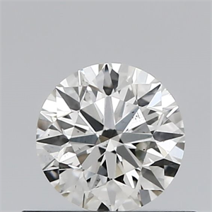 Picture of Natural Diamond 0.50 Carats, Round with Excellent Cut, H Color, SI1 Clarity and Certified by IGI