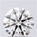 Natural Diamond 2.01 Carats, Round with Excellent Cut, J Color, VS1 Clarity and Certified by GIA