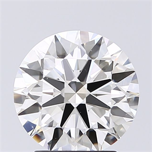 Picture of Natural Diamond 2.01 Carats, Round with Excellent Cut, J Color, VS1 Clarity and Certified by GIA