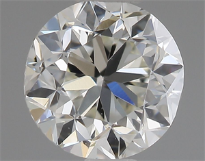 Picture of Natural Diamond 0.50 Carats, Round with Good Cut, H Color, VVS1 Clarity and Certified by IGI