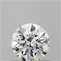 Natural Diamond 0.40 Carats, Round with Excellent Cut, F Color, VS2 Clarity and Certified by GIA