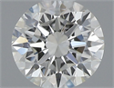 Natural Diamond 0.40 Carats, Round with Excellent Cut, H Color, VVS2 Clarity and Certified by GIA