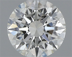 Picture of Natural Diamond 0.40 Carats, Round with Excellent Cut, H Color, VVS2 Clarity and Certified by GIA