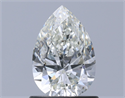 Natural Diamond 0.90 Carats, Pear with  Cut, I Color, SI1 Clarity and Certified by GIA