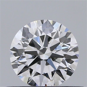 Picture of Natural Diamond 0.40 Carats, Round with Excellent Cut, D Color, VS1 Clarity and Certified by GIA