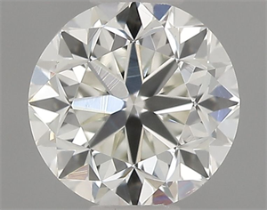 Picture of Natural Diamond 0.47 Carats, Round with Good Cut, K Color, VS1 Clarity and Certified by GIA