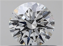 Natural Diamond 0.41 Carats, Round with Excellent Cut, H Color, VS1 Clarity and Certified by GIA