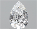 Natural Diamond 0.70 Carats, Pear with  Cut, E Color, VS2 Clarity and Certified by GIA