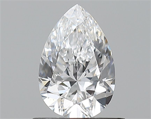 Picture of Natural Diamond 0.70 Carats, Pear with  Cut, E Color, VS2 Clarity and Certified by GIA