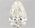 Natural Diamond 1.13 Carats, Pear with  Cut, J Color, IF Clarity and Certified by IGI