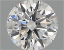 Natural Diamond 0.47 Carats, Round with Excellent Cut, D Color, SI2 Clarity and Certified by GIA