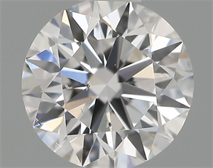 Picture of Natural Diamond 0.47 Carats, Round with Excellent Cut, D Color, SI2 Clarity and Certified by GIA