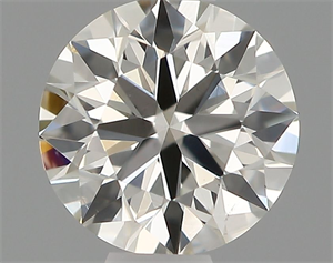 Picture of Natural Diamond 0.40 Carats, Round with Excellent Cut, H Color, VS2 Clarity and Certified by IGI