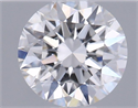 Natural Diamond 0.40 Carats, Round with Excellent Cut, F Color, SI2 Clarity and Certified by GIA