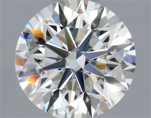 Picture of Natural Diamond 0.42 Carats, Round with Excellent Cut, J Color, IF Clarity and Certified by GIA